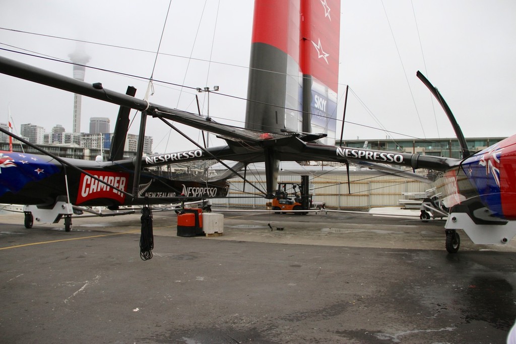 Emirates Team NZ AC72 Launch February 4, 2013 © Richard Gladwell www.photosport.co.nz